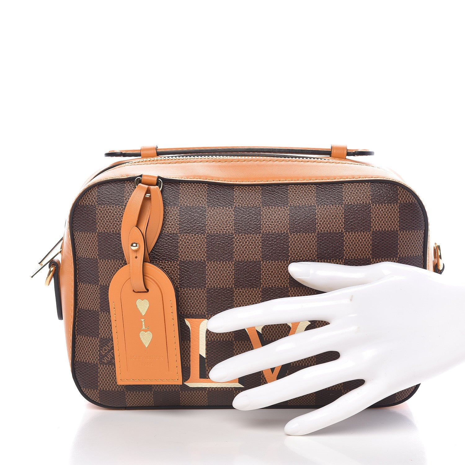 Louis Vuitton Damier Ebene Santa Monica Safran 2 of 8