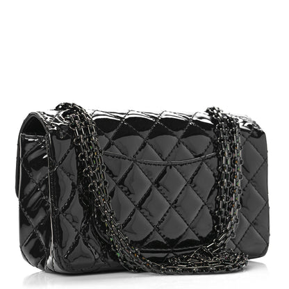 Chanel Patent Calfskin Quilted 2.55 Reissue Mini Flap So Black 3 of 10