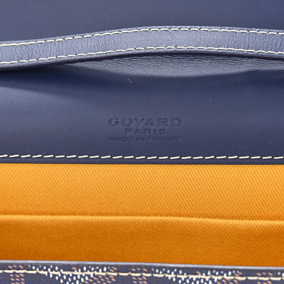 Goyard Goyardine Monte Carlo Bois Clutch With Strap Navy 6 of 8