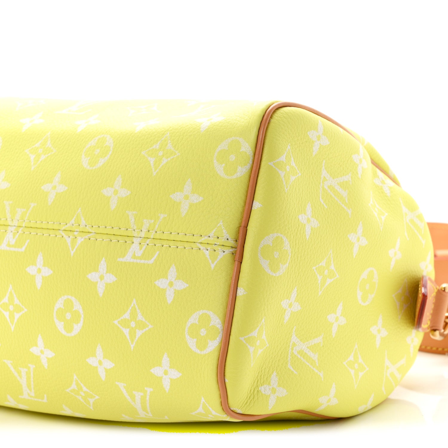 Louis Vuitton Calfskin Monogram Speedy P9 Bandouliere 25 Lemonade Yellow 10 of 11
