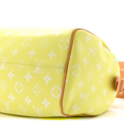 Louis Vuitton Calfskin Monogram Speedy P9 Bandouliere 25 Lemonade Yellow 10 of 11