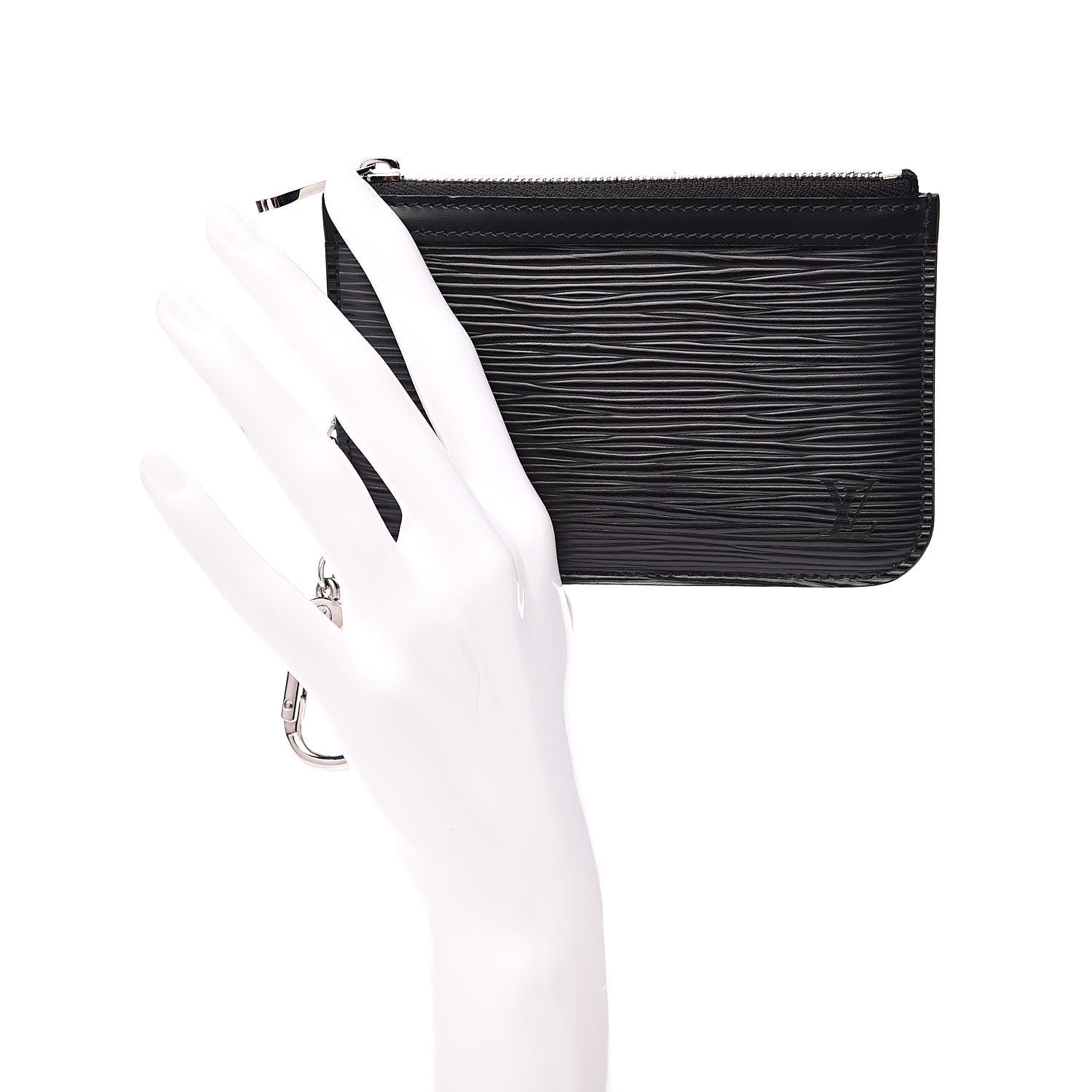 Louis Vuitton Epi Key Pouch Black 2 of 9