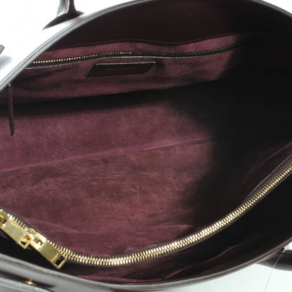 Saint Laurent Leather Large Sac de Jour Carryall Amarena 5 of 7