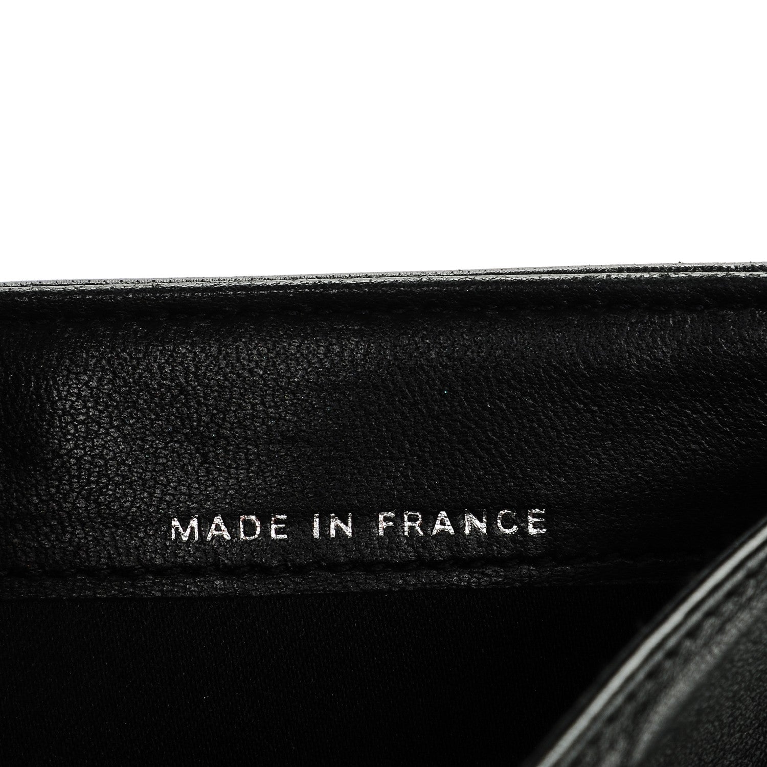 Chanel Embossed Lambskin Travel Bi-Fold Wallet Black 7 of 8
