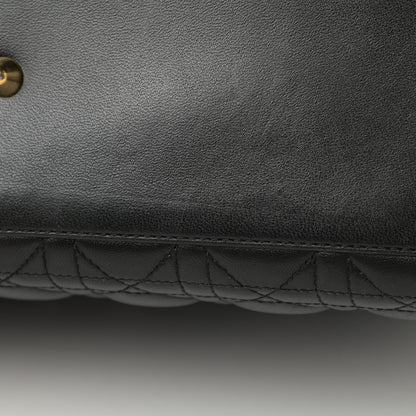 Christian Dior Lambskin Cannage Large Lady Dior Black 14 of 16