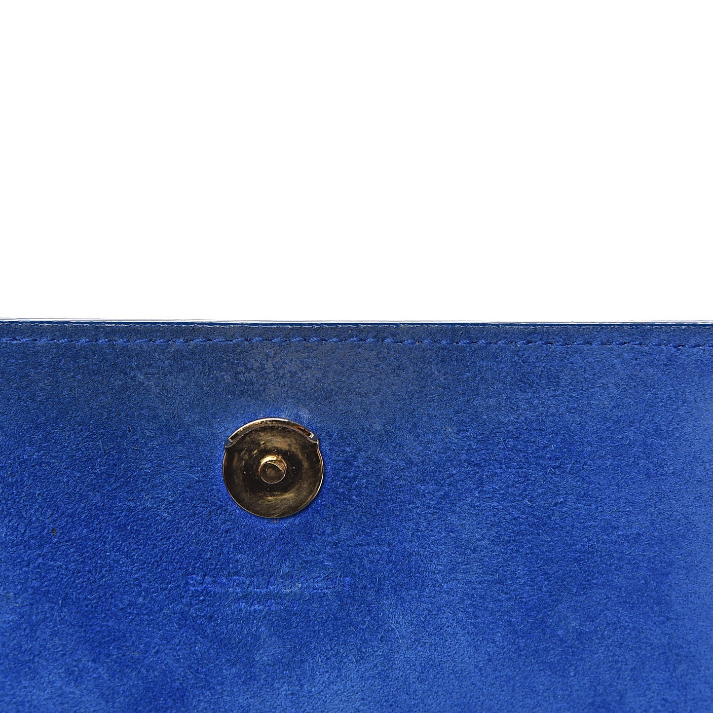 Grain De Poudre Small Classic Monogram Kate Satchel Royal Blue