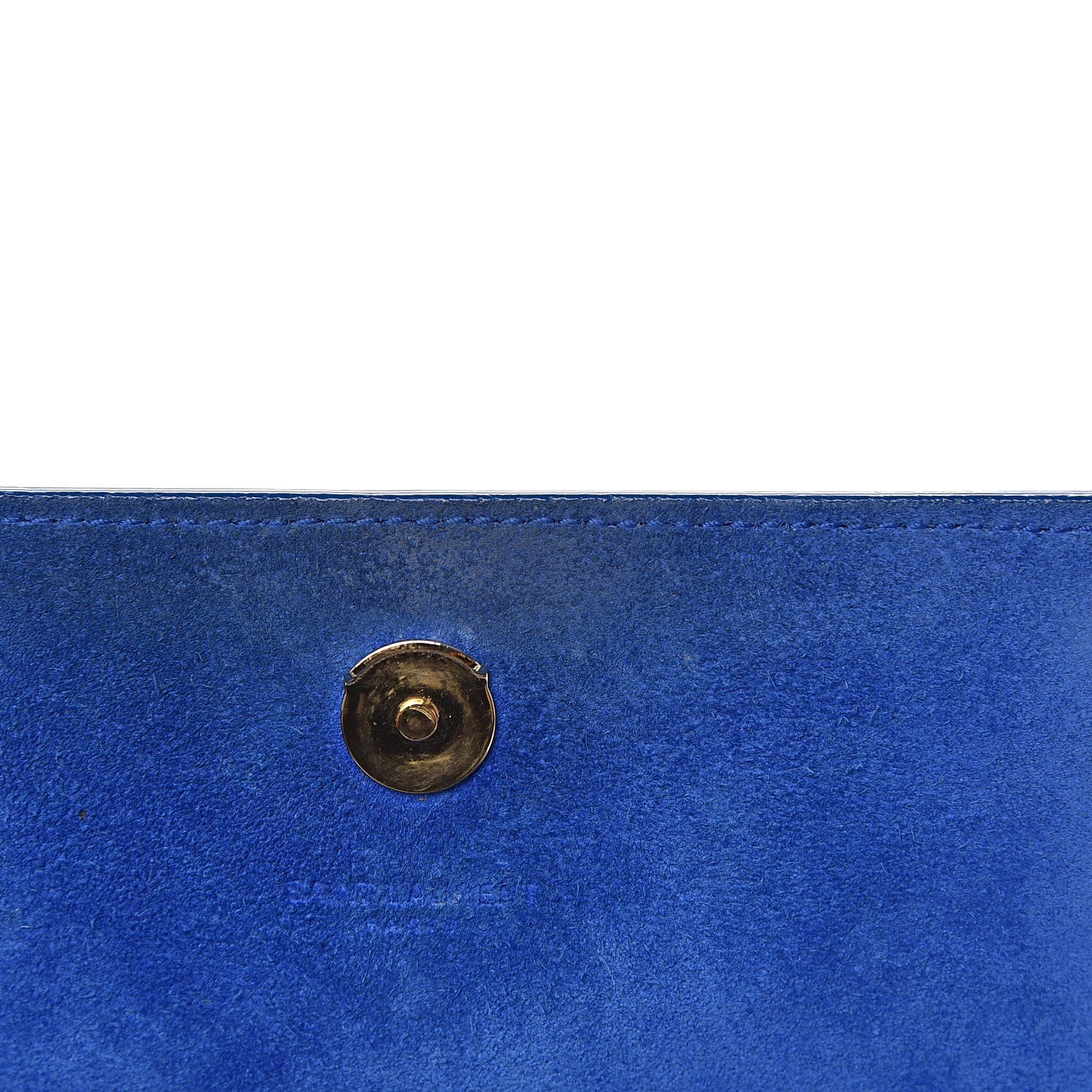 Saint Laurent Grain De Poudre Small Classic Monogram Kate Satchel Royal Blue 8 of 14