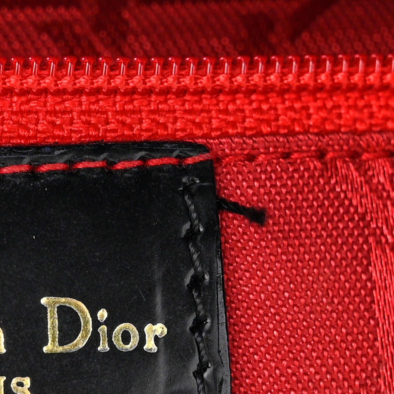 Christian Dior Glazed Calfskin Mini Lady Dior Black 11 of 11