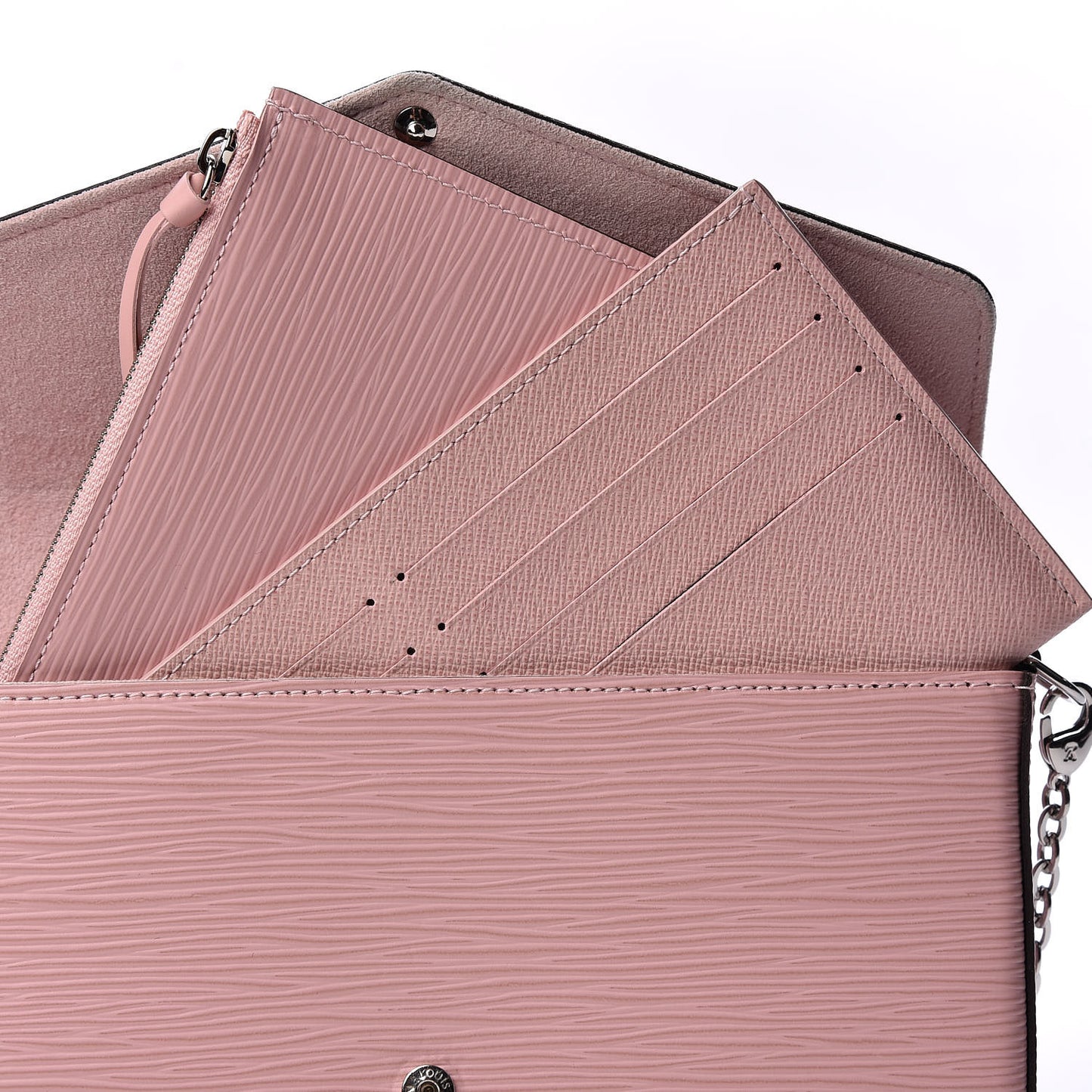 Epi Pochette Felicie Rose Ballerine
