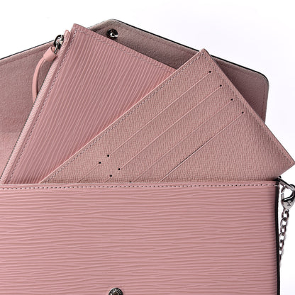 Louis Vuitton Epi Pochette Felicie Rose Ballerine 7 of 12