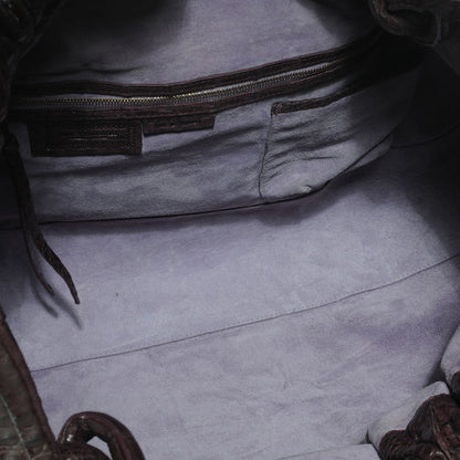 Nancy Gonzalez Crocodile Hobo Purple 5 of 6