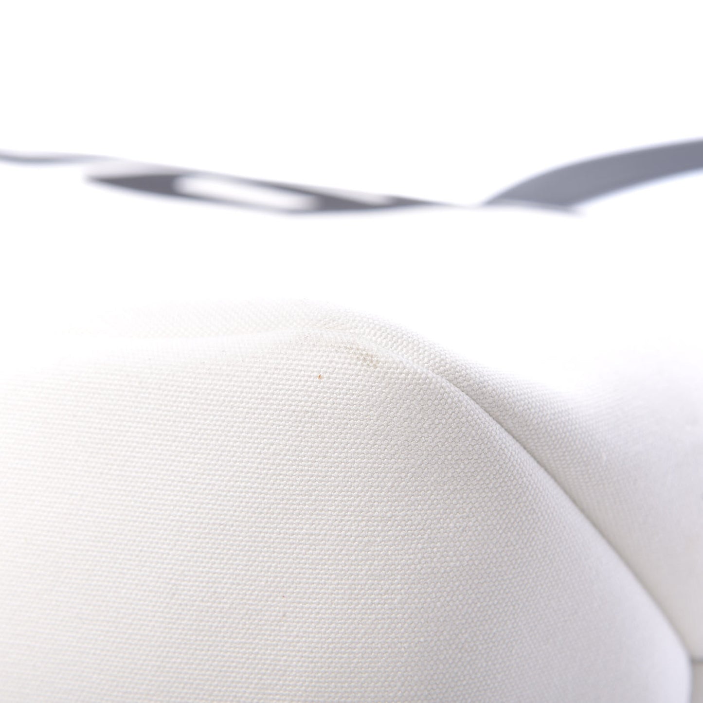 Canvas Racing Logo Tote White