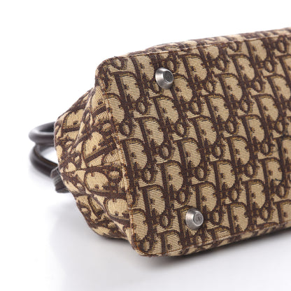 Christian Dior Monogram Flight Tote Brown 9 of 10