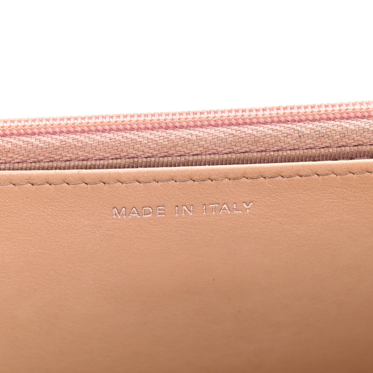 Chanel Iridescent Calfskin Quilted Wallet on Chain WOC Pink 8 of 15