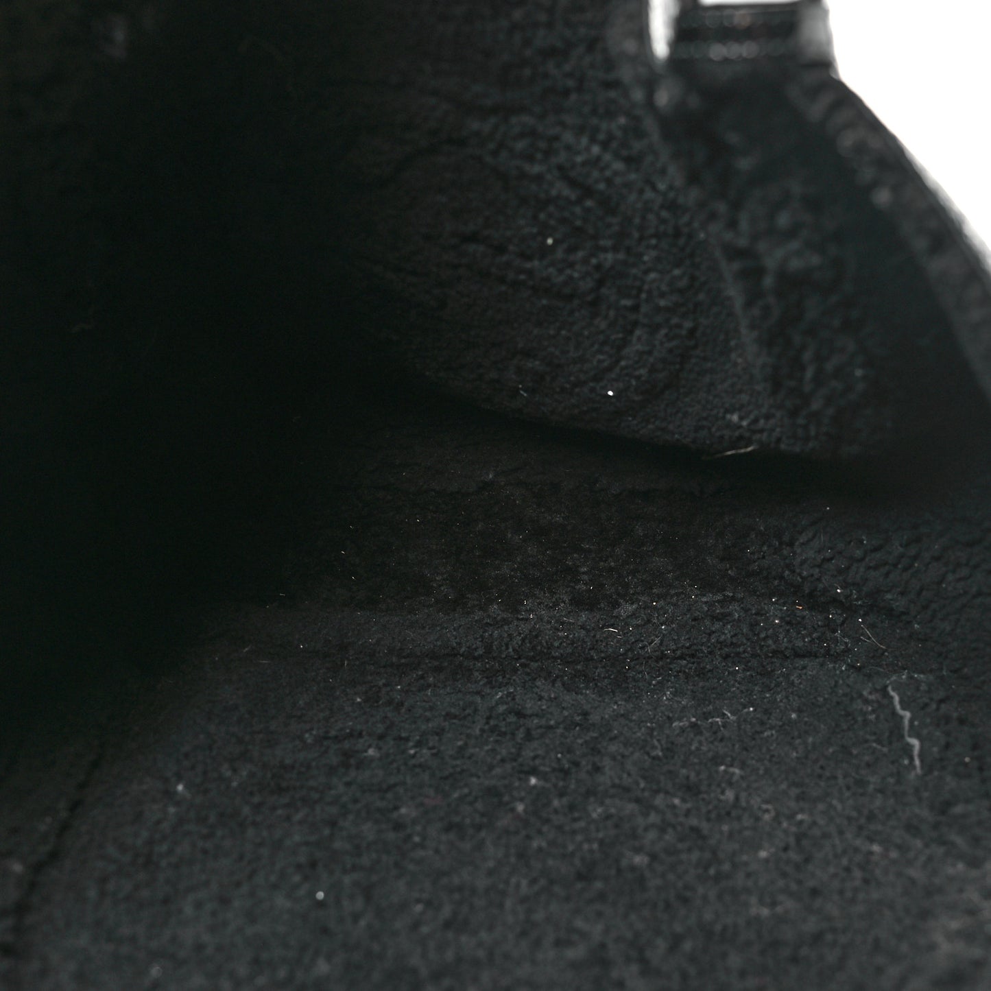 Patent Shearling Medium Soho Shoulder Bag Black