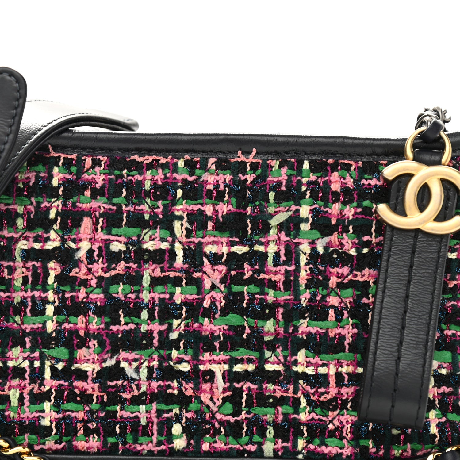 Chanel Tweed Calfskin Small Gabrielle Hobo Multi 8 of 10