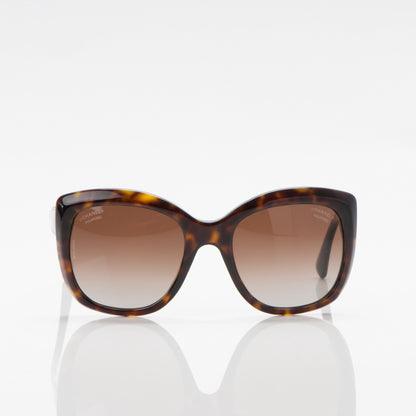 Chanel Tweed CC Sunglasses 5347 Brown 2 of 6
