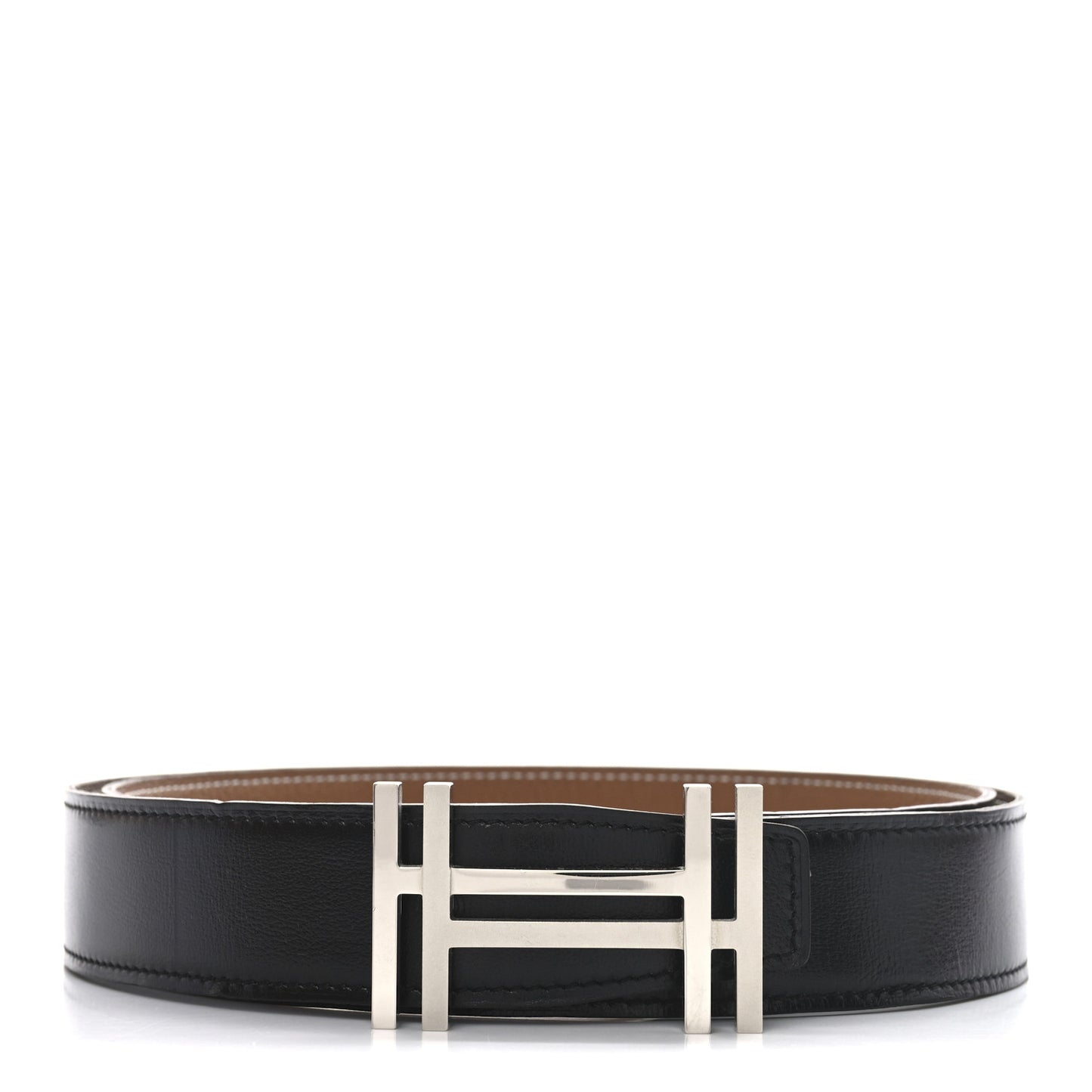 Box Togo 32mm Au Carre H Belt 95 Black Gold
