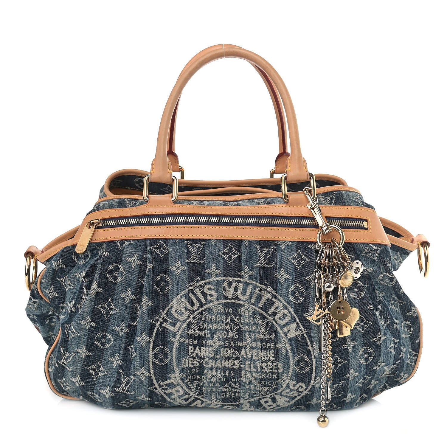 Louis Vuitton Denim Raye Cabas GM 1 of 18