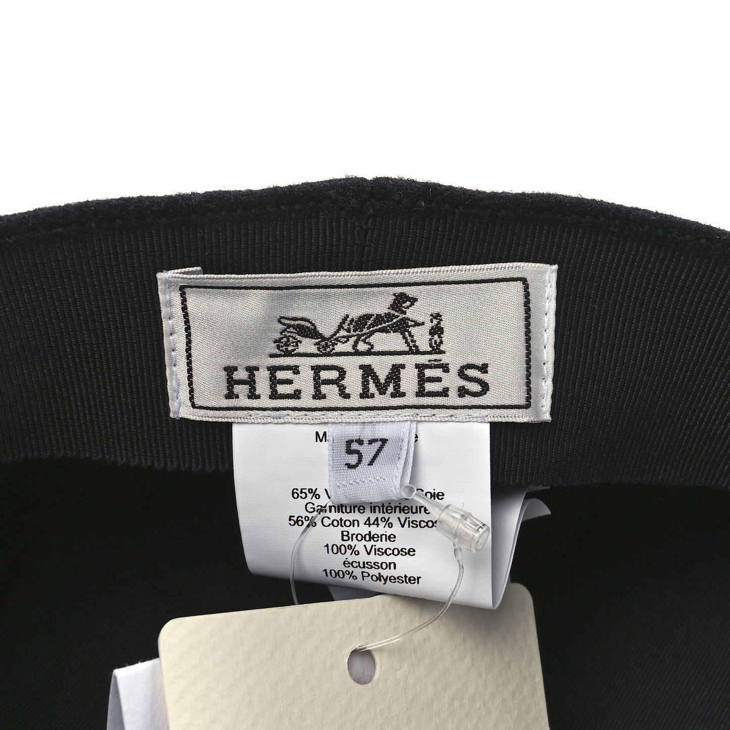 Wool Flannel Embroidered Womens Cabourg En Finesse Cap 57 Black