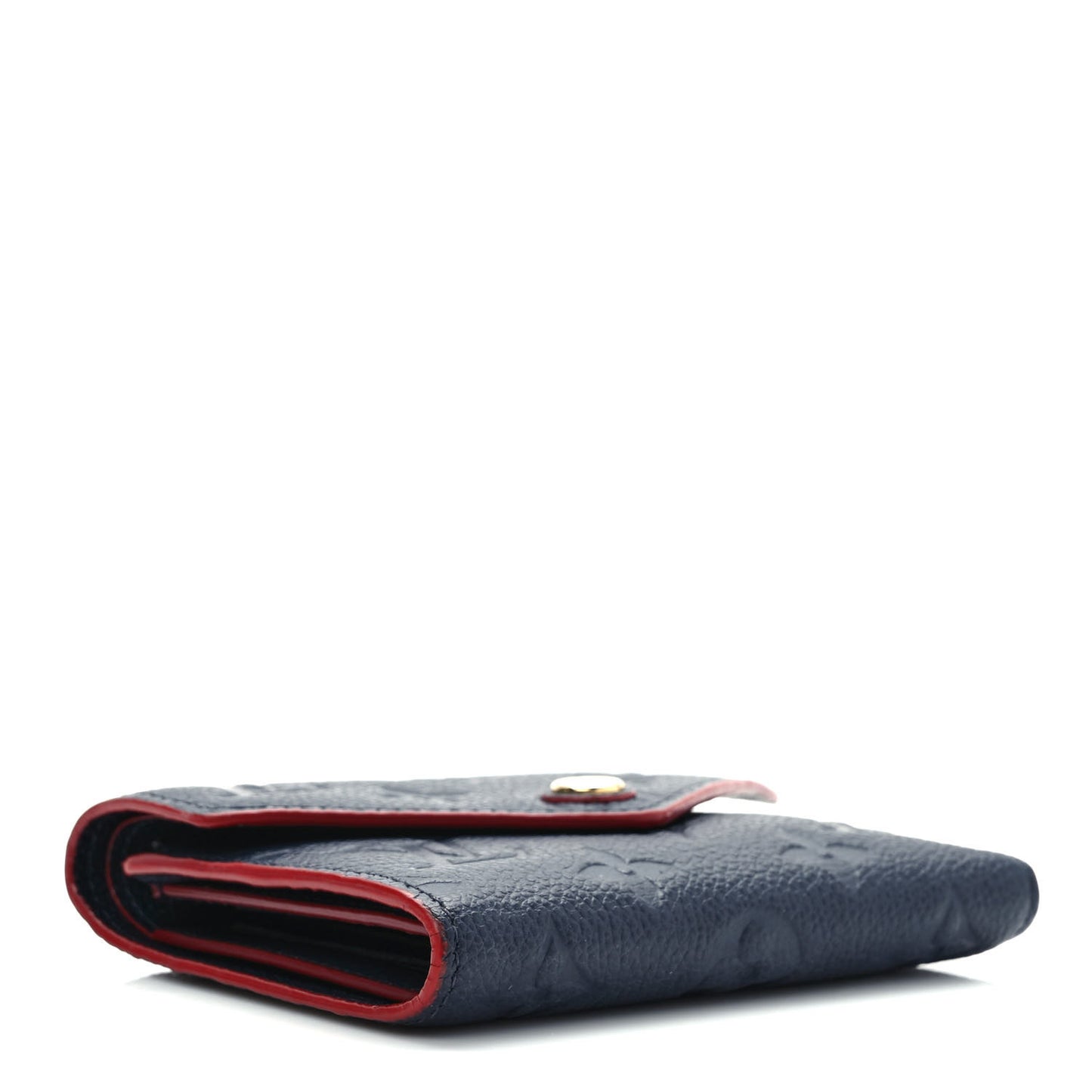 Empreinte Victorine Wallet Marine Rouge