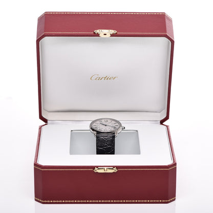 Cartier Stainless Steel Alligator 36mm Ronde Solo Automatic Watch 11 of 11