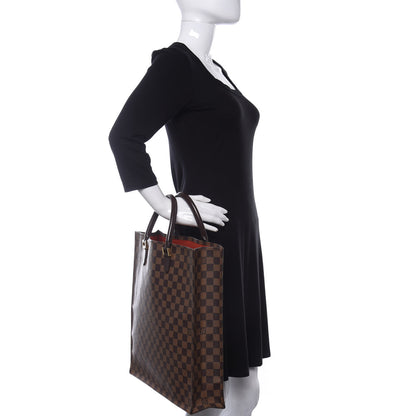 Louis Vuitton Damier Ebene Sac Plat 2 of 9