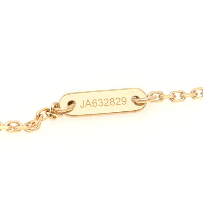 Van Cleef & Arpels 18K Yellow Gold Mother of Pearl Sweet Alhambra Pendant Necklace 5 of 6