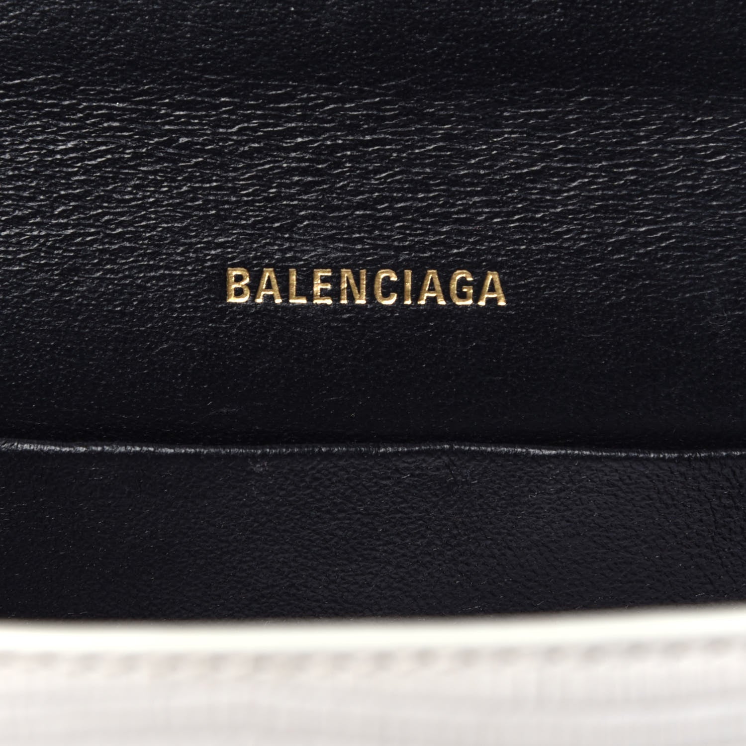Balenciaga Patent Calfskin Lizard Embossed XS Sharp Top Handle Bag White 6 of 12