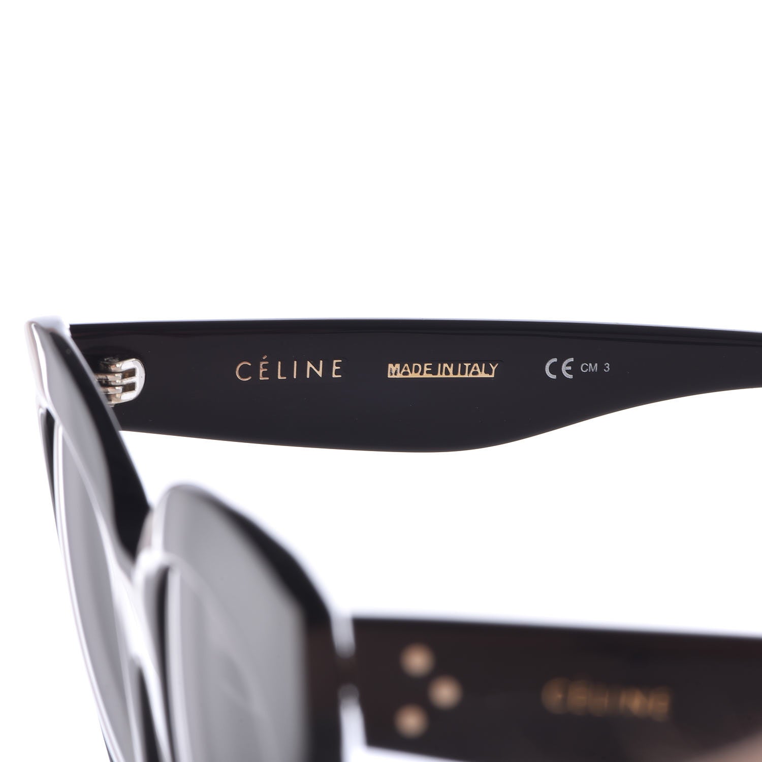 Celine Baby Marta Sunglasses CL 41385/F/S Black 6 of 6