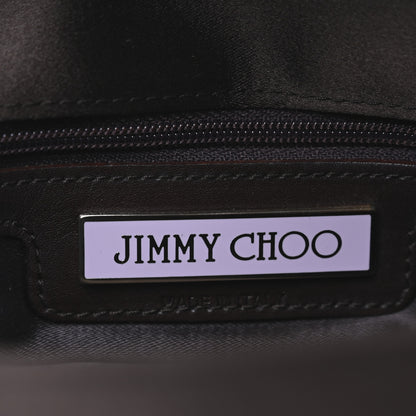 Jimmy Choo Satin Crystal Pochette Shoulder Bag Brown 6 of 9