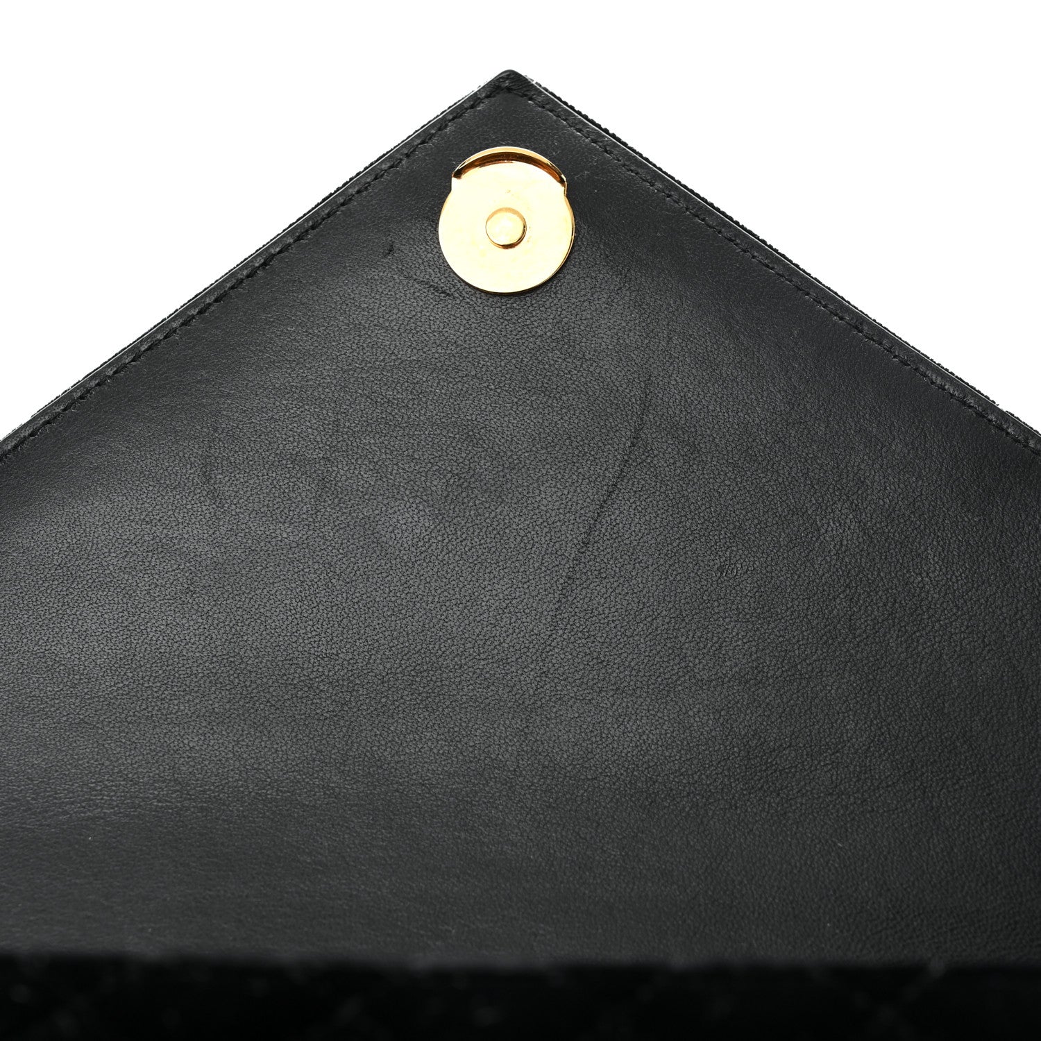 Saint Laurent Velvet Tri-Quilt Monogram Medium College Bag Black 10 of 12