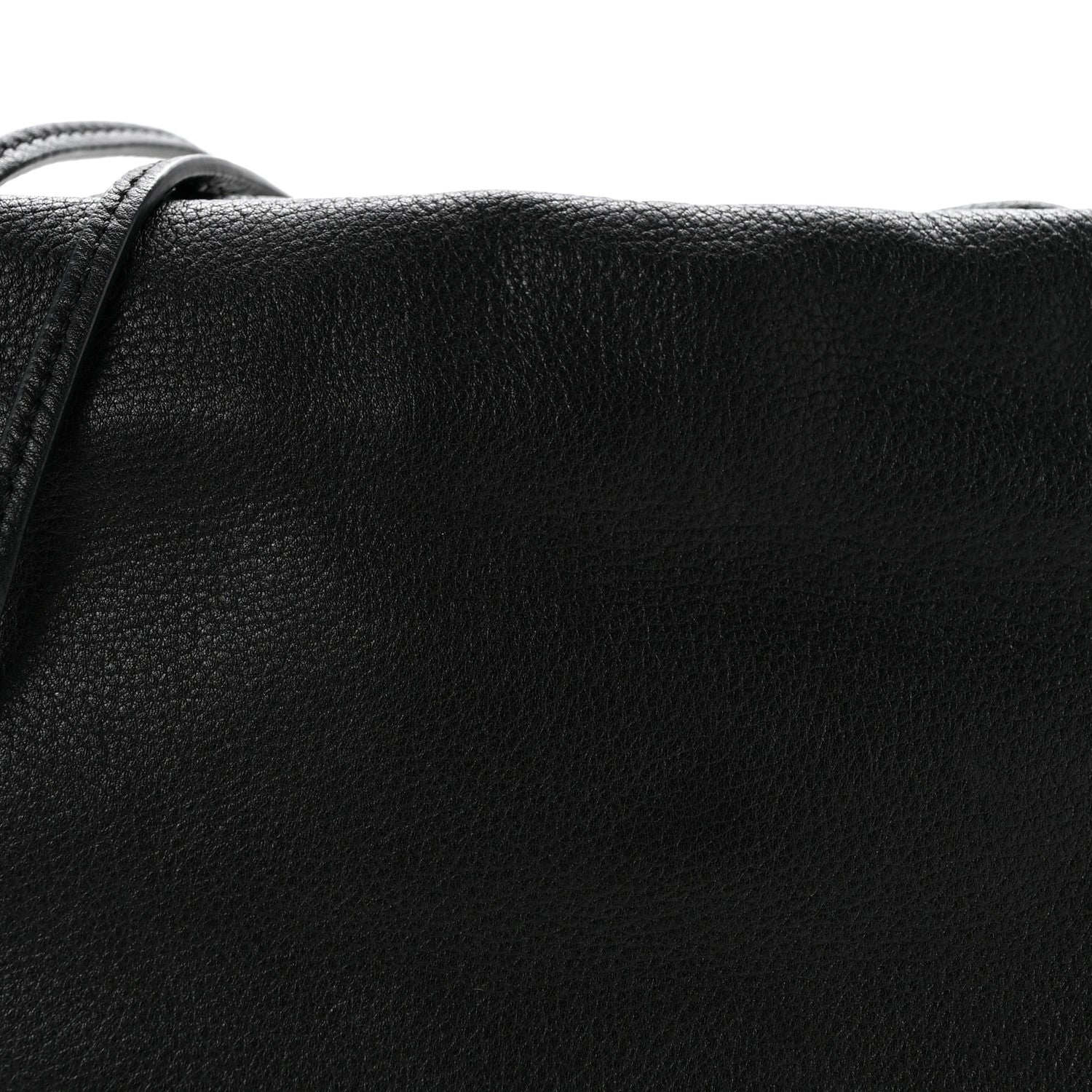 The Row Grained Calfskin Bourse Clutch  Black 7 of 10