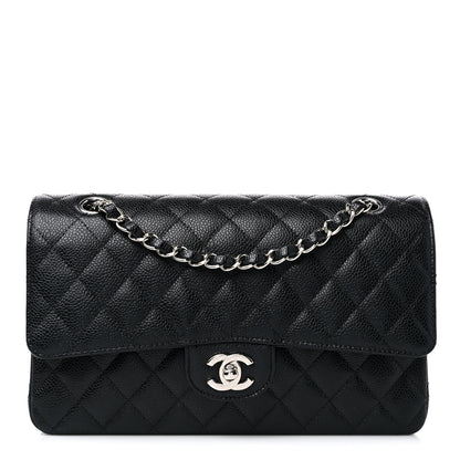 Chanel Caviar Quilted Medium Double Flap Black 1 of 10