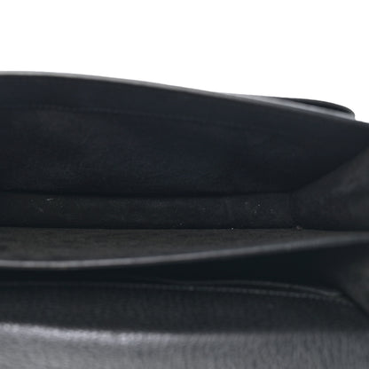 Saint Laurent Calfskin Medium Monogram Sunset Satchel Black 5 of 13