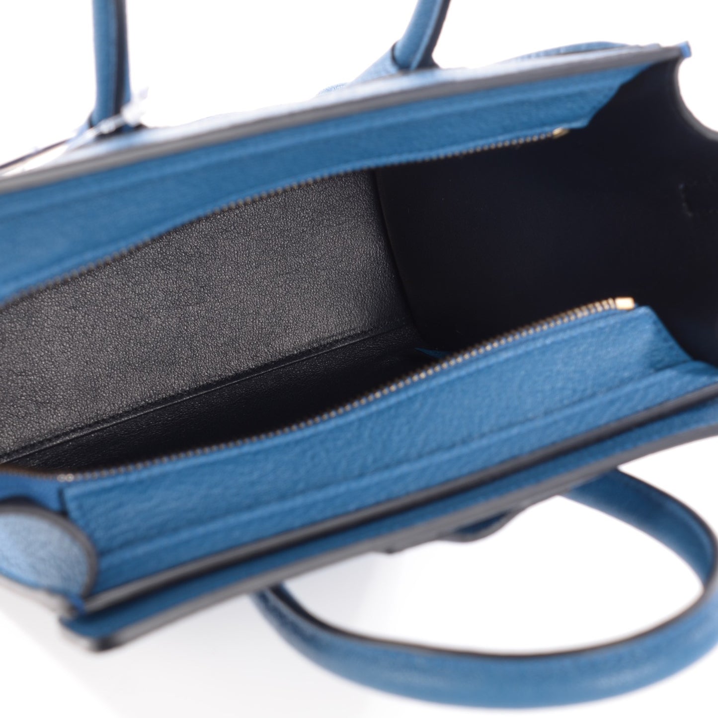 Goatskin Nano Luggage Deepsea