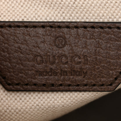 Gucci GG Supreme Monogram Web Mini Ophidia Double Zip Messenger Bag Beige New Acero 6 of 10