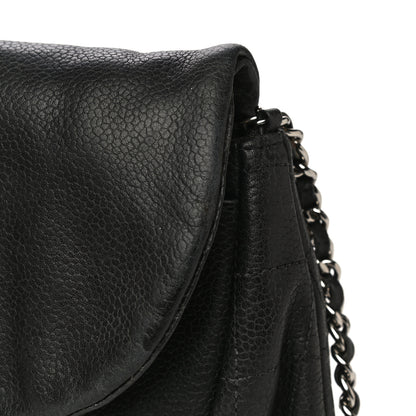 Chanel Caviar Half Moon Wallet On Chain WOC Black 20 of 23