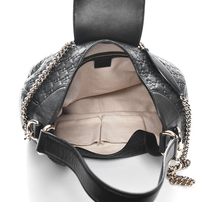 Gucci Guccissima Medium Emily Hobo Black 5 of 8