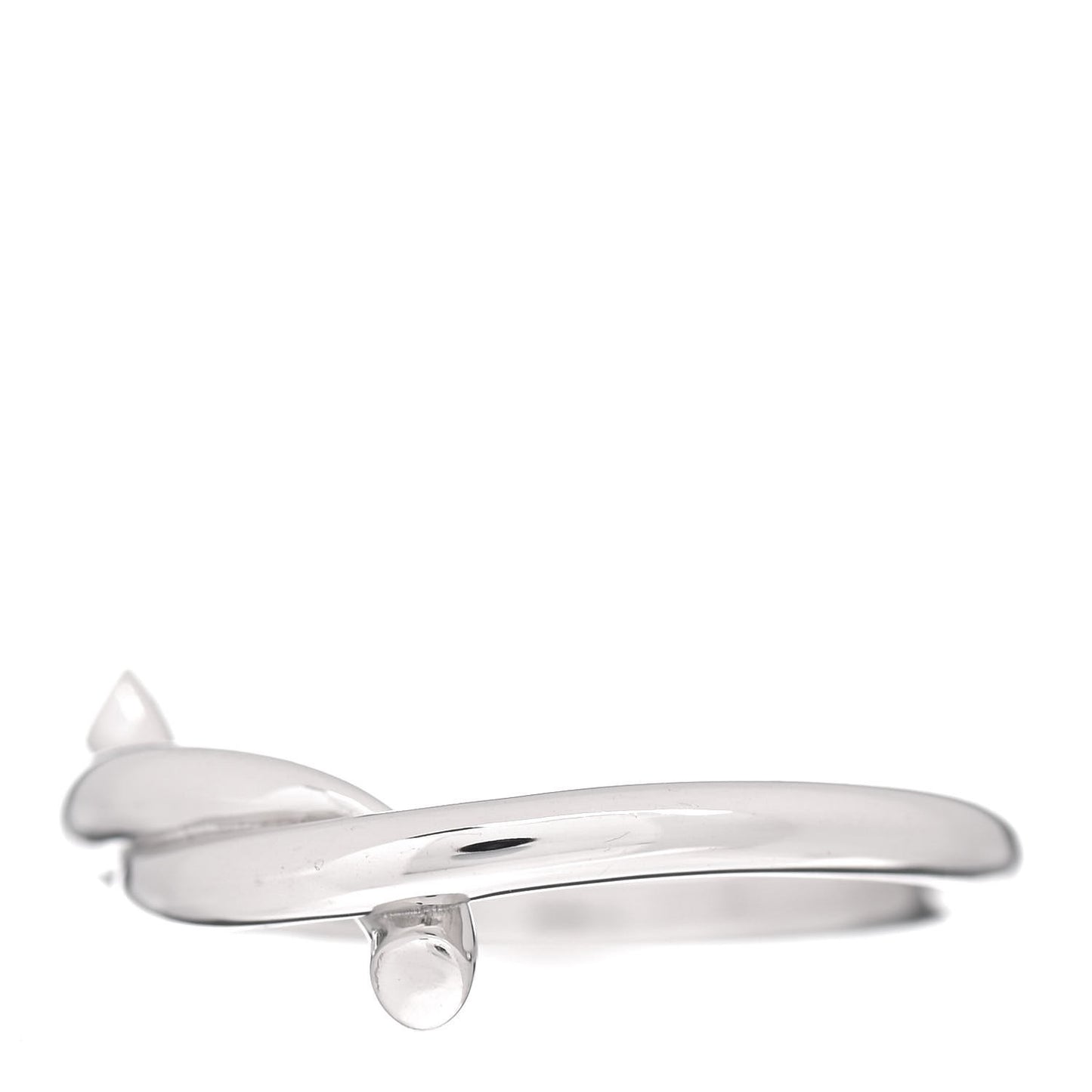 18K White Gold Entrelaces Ring 57 8