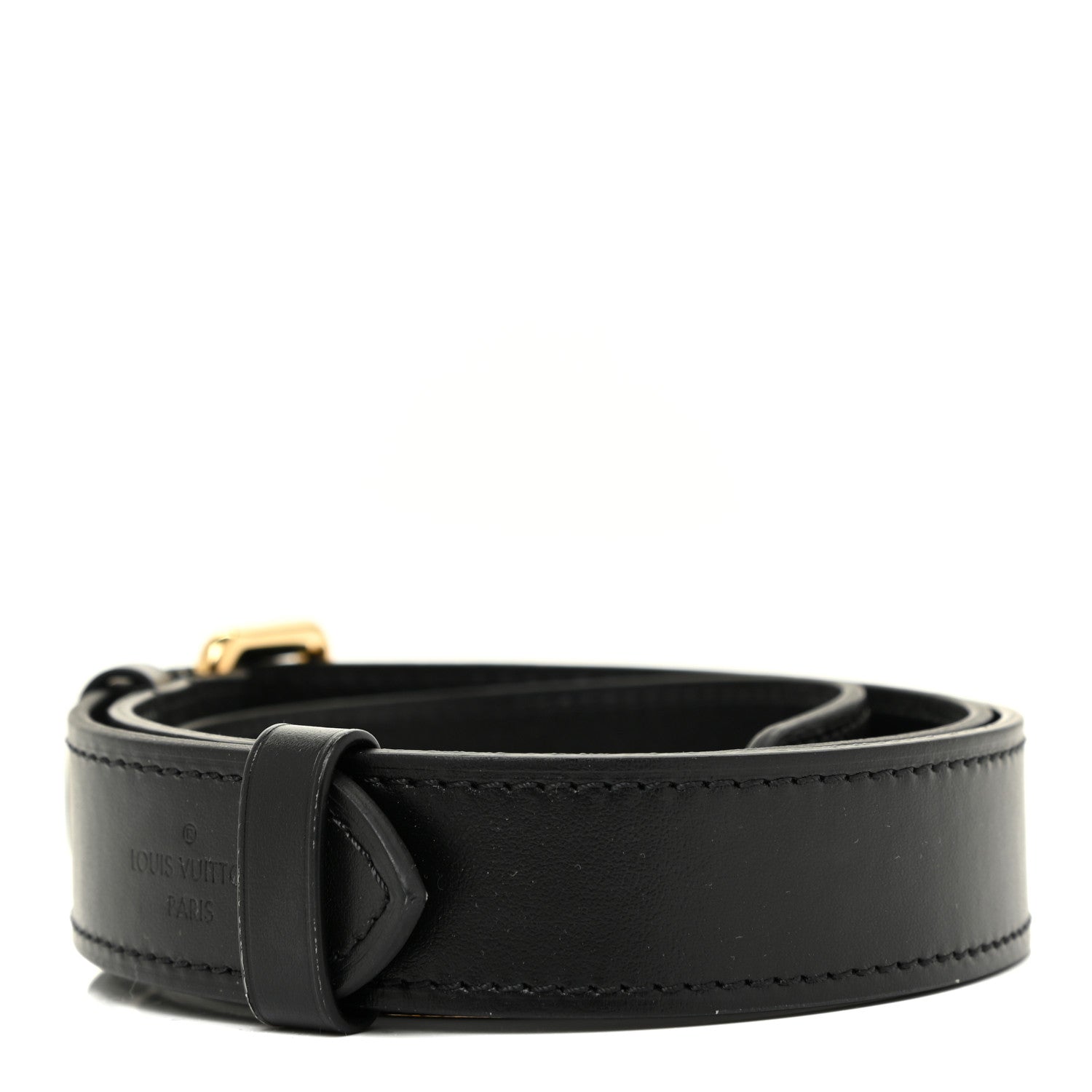 Louis Vuitton Calfskin Odeon PM Adjustable Shoulder Strap Black 2 of 5