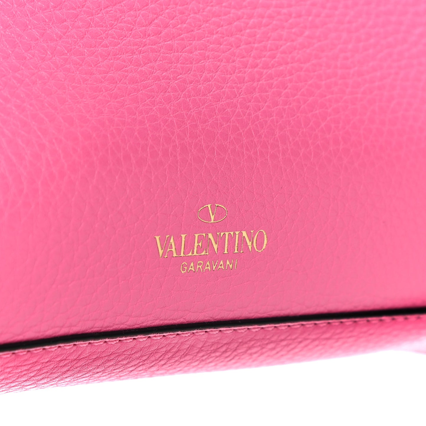 Pebbled Calfskin Medium Rockstud Flip Lock Crossbody Bag Feminine Pink
