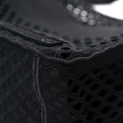 Christian Dior Canvas Embroidered Mesh Diorcamp Messenger Black 11 of 14