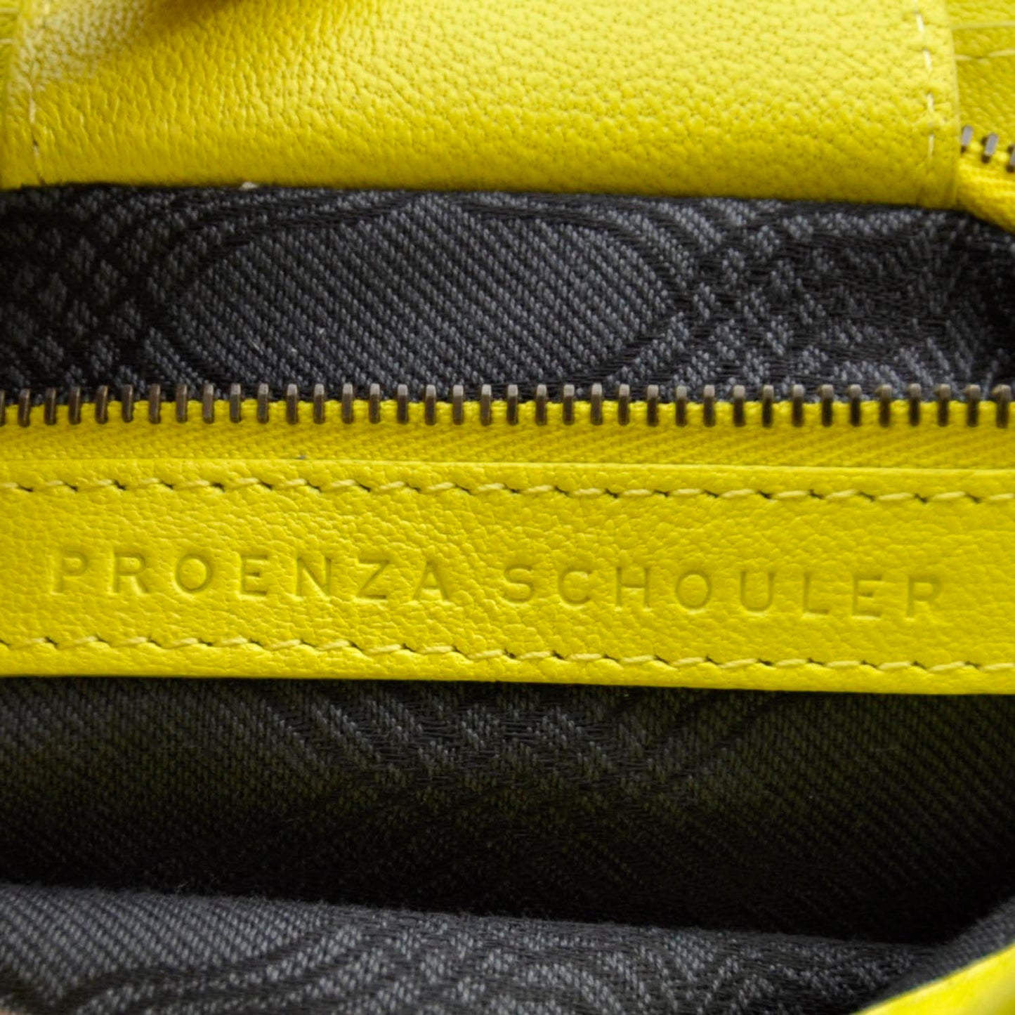 Leather PS1 Pochette Citron