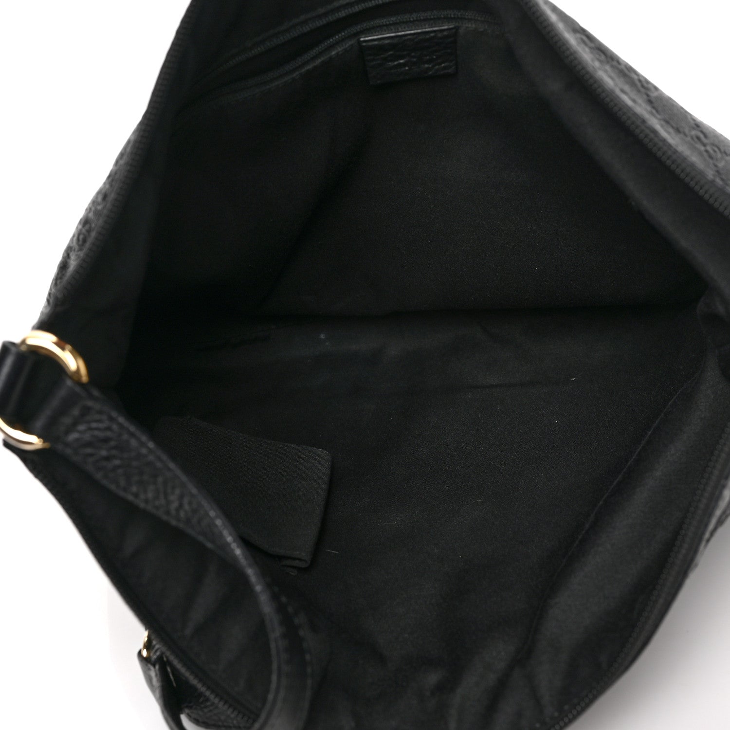 Gucci Guccissima Large Half Moon Hobo Black 5 of 9