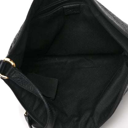 Gucci Guccissima Large Half Moon Hobo Black 5 of 9