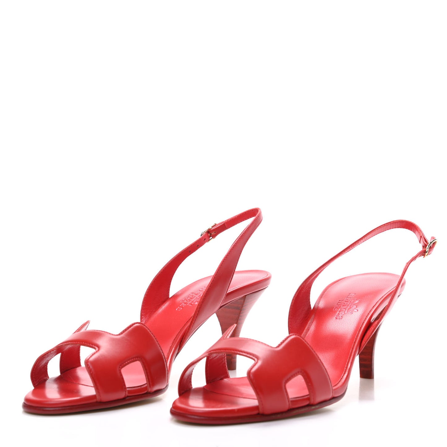 Nappa Night 70 Slingback Sandals 35.5 Red