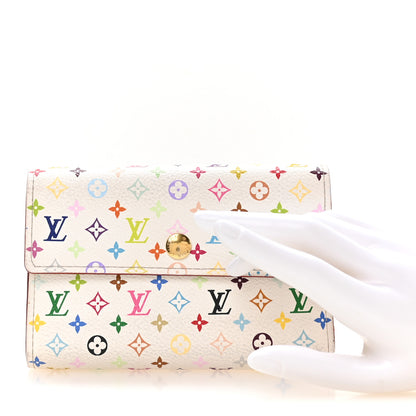 Louis Vuitton Monogram Multicolor Alexandra Wallet White 2 of 7