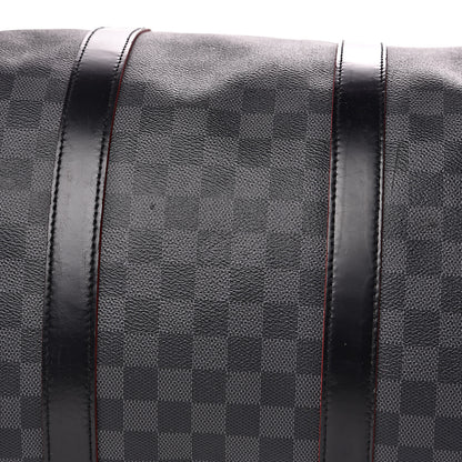 Louis Vuitton Damier Graphite Keepall Bandouliere 55 8 of 22