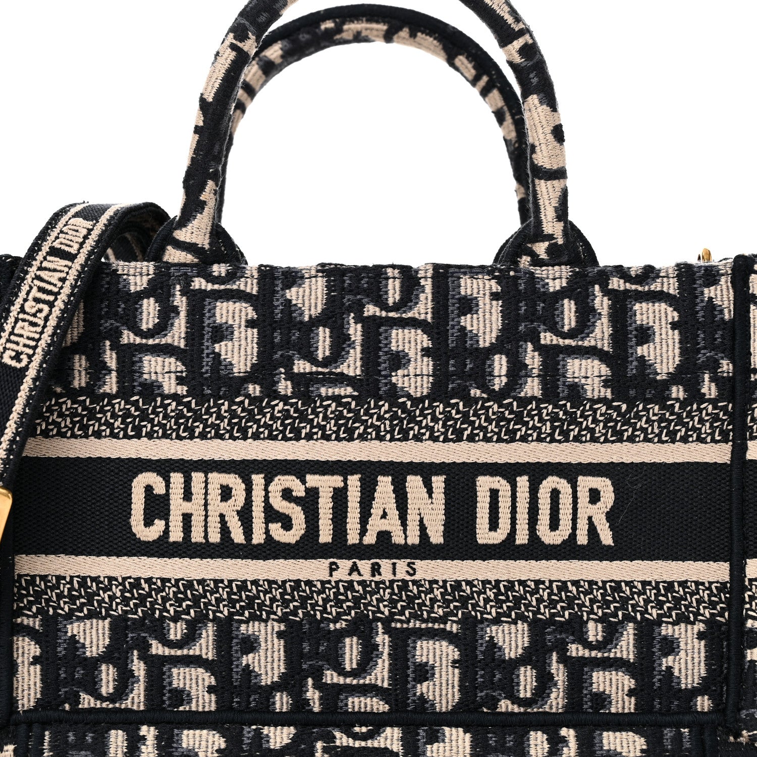 Christian Dior Oblique Mini Book Tote With Strap Blue Multicolor 8 of 12